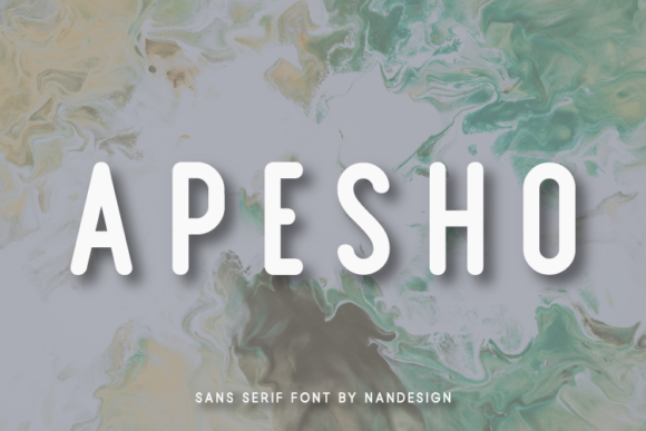 Apesho: A Round Sans Serif Font for Editorial Design