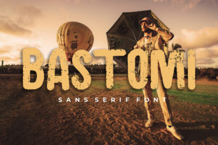 Bastomi: A Raw Sans Serif Font for Handmade Brands