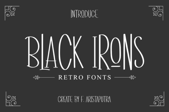 Black Irons: A Tall Sans Serif Font for Modern Web Design