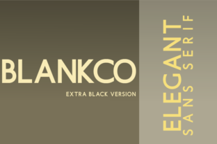 Blankco Extra Black: A Bold Typeface for Editorial Impact