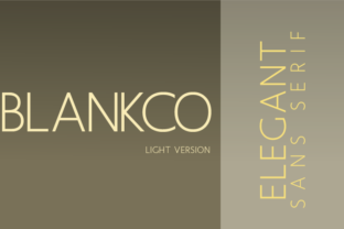 Blankco Light: A Modern Sans Serif for Editorial Design
