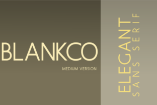 Blankco Medium: A Geometric Typeface for Modern Editorial Design