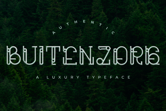 Buitenzorg: A Unique Decorative Font for Branding
