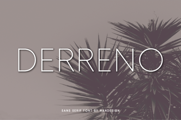 Derreno: The Minimal Typeface That Polishes Small Business Brands