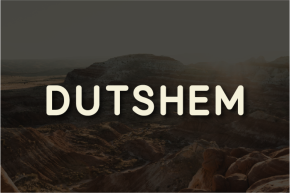 Dutshem: A Clean Sans Serif Font for Modern Editorial Design