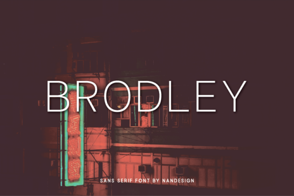 Elevate Your Brand with the Brodley Sans Serif Typeface