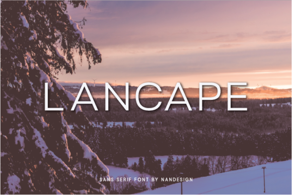 Lancape: The Modern Sans Serif Font for Scroll-Stopping Designs