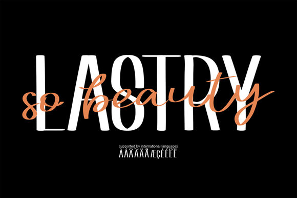 Lastry: A Modern Sans Serif Typeface for Editorial Design