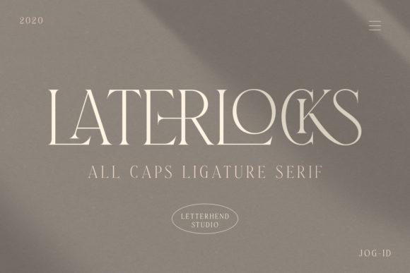 Laterlocks: A Sophisticated Serif Font for Editorial Design