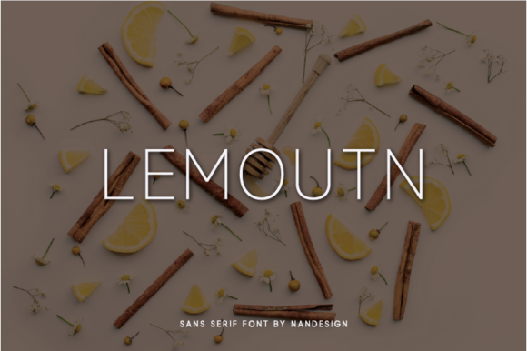 Lemoutn: A Thin Sans Serif Font for Modern Web Design