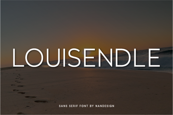 Louisendle: A Clean Sans Serif Font for Small Business Branding