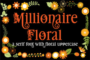 Millionaire Floral: A Designer's Take on Elegant Serifs