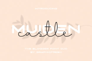 Muiden Castle Duo: A Modern Typeface for Bold Campaigns