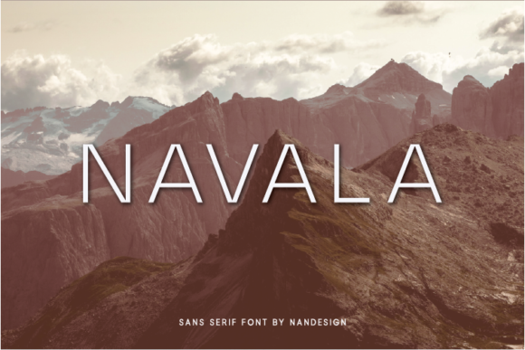 Navala: A Modern Sans Serif Font for Bold Branding