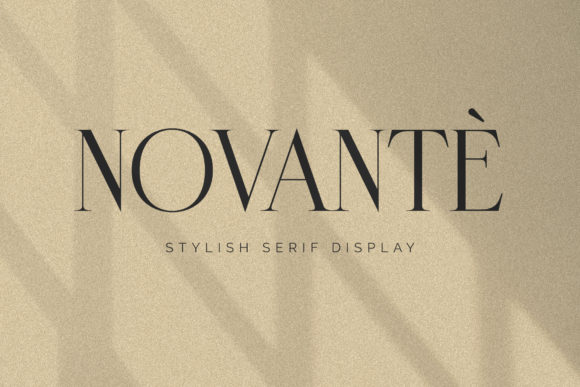 Novante: The Serif Typeface That Elevates Digital Layouts