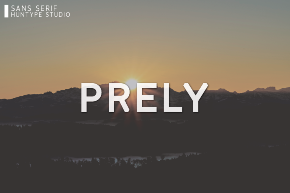 Prely: A Bold Sans Serif Typeface for Modern Editorial Design