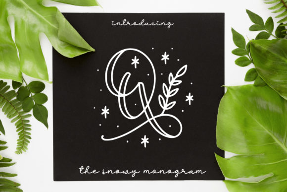 Quinn Monogram: A Decorative Typeface for Editorial Design