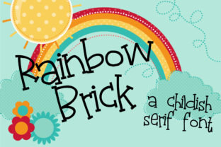 Rainbow Brick: A Playful Serif Font for Memorable Brands