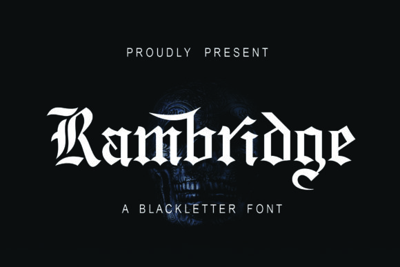 Rambridge Font Review: A Bold Blackletter for Modern Brands