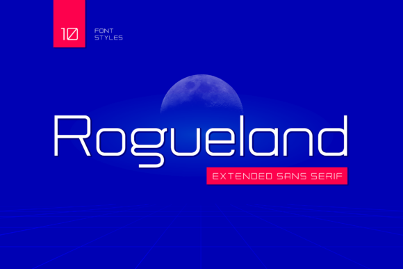 Rogueland: A Modern Sans Serif Font for Web Design