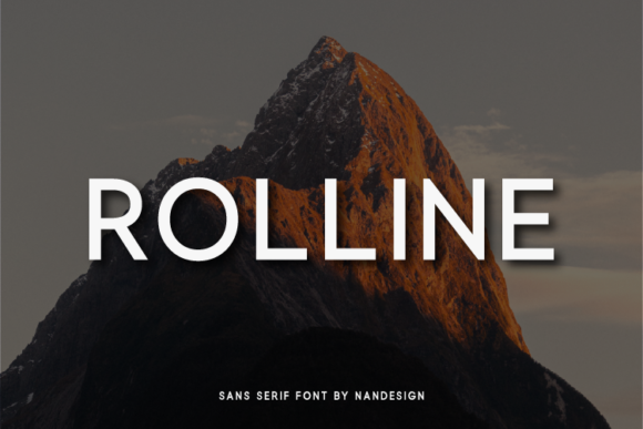 Rolline: A Modern Sans Serif Typeface for Editorial Design