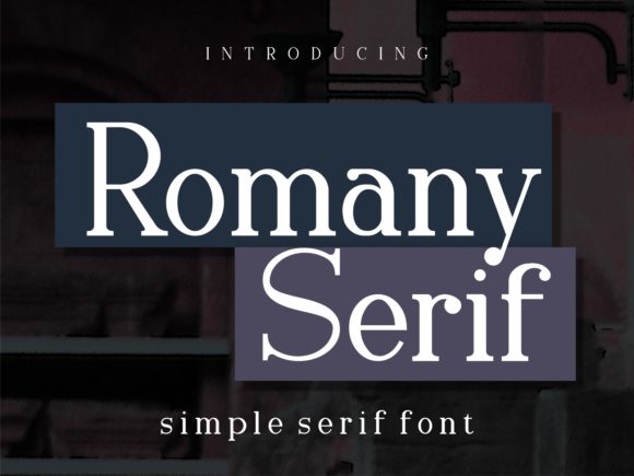 Romany Serif: A Professional Typeface for Small Business Branding
