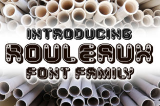 Rouleaux: A Distinctive Decorative Font for Digital Branding