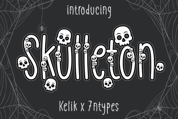 Skulleton: The Spooky Decorative Font for Crafters