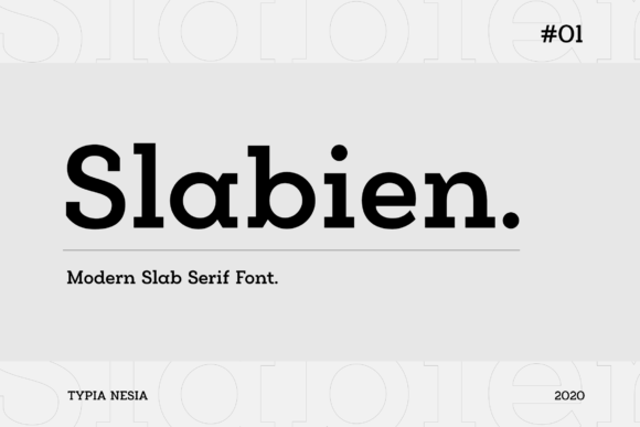 Slabien: The Versatile Slab Serif Font for Makers