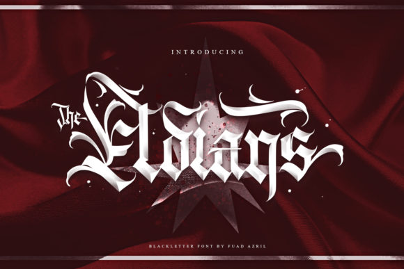 The Eldians: A Bold Blackletter Typeface for Editorial Impact