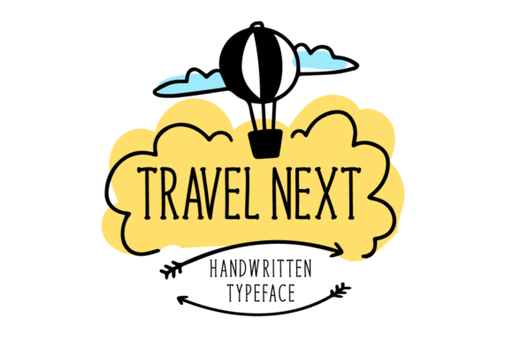 Travel Next: A Playful Serif Typeface for Modern Web Design