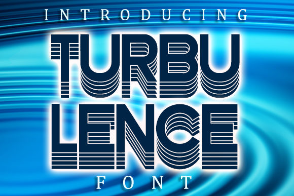 Turbulence Font Review: A Bold Decorative Typeface for Branding
