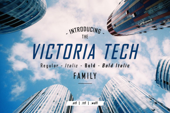 Victoria Tech: A Minimal Sans Serif Font for Editorial Design