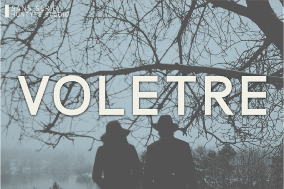 Voletre: A Bold Sans Serif Typeface for Modern Editorial Design