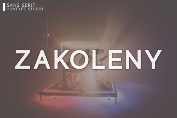 Zakoleny: A Minimal Sans Serif Font for Modern Editorial Design